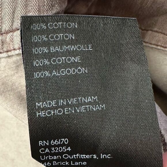 Free People Coffee Brown Cargo‎ Pants in Size 34W x 32L - Picture 2 of 10